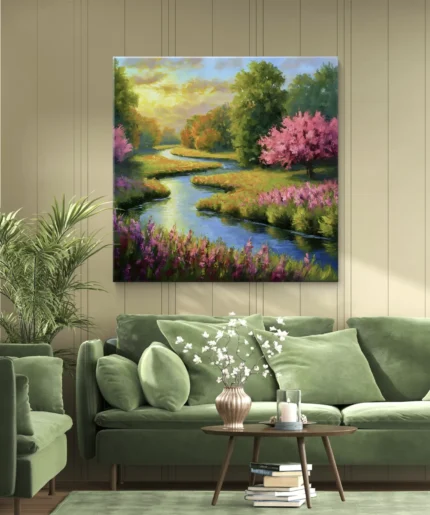 Rivière au Printemps